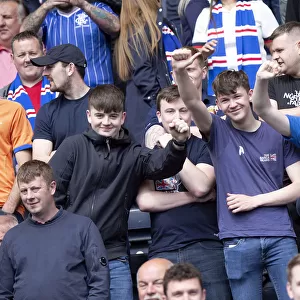 Rangers Fans Unyielding Roar at Rugby Park: Kilmarnock vs Rangers, Scottish Premiership