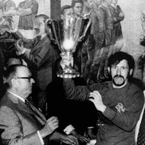 Rangers FC: John Greig Celebrates European Cup Winners Cup Victory over Dynamo Moscow
