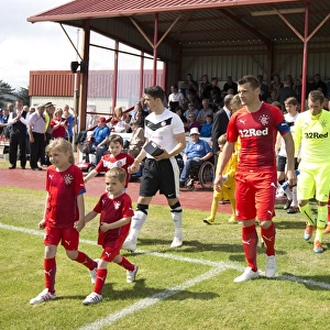 Rangers FC: Lee McCulloch and Team Kick Off Pre-Season Friendly at Dudgeon Park Against Brora Rangers - Scottish Cup Champions (2003)
