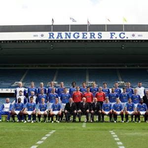 Rangers Team Previous Seasons Fine Art Print Collection: 2007-08 Squad