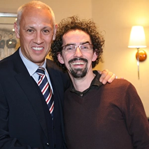 Rangers Football Club Charity Race Night 2008: Mark Hateley Interacts with a Fan