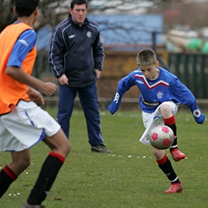 Rangers Football Club: Kids in Action at Rangers Soccer Camp, Inverclyde Sports Centre, Largs