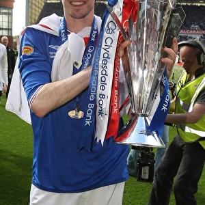 Rangers Football Club: Kyle Lafferty's Triumphant Trophy Lift - SPL Champions (SPL Champions Series)