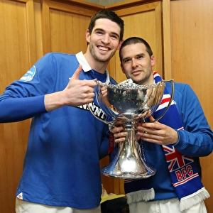 Rangers Football Club: Lafferty and Healy's Emotional Reaction - Co-operative Cup Victory (2011)