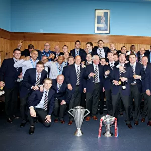 Rangers Football Club: SPL Champions 2010-11 - Homecoming with Trophies: Kilmarnock Victory and SPL & League Cup Celebration