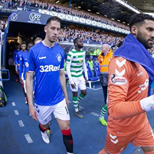Rangers Football Club: Wes Foderingham and Nikola Katic Prepare for the Battle - Rangers v Celtic, Scottish Premiership, Ibrox Stadium