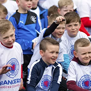 Rangers Football Club's Jason Holt and Jason Cummings Inspire Young Soccer Stars at Easter Camp, Ibrox Complex (Scottish Cup Champions 2003)