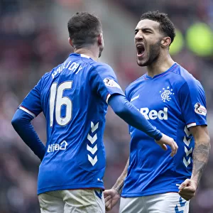Rangers: Goldson and Teammates Celebrate Thrilling Goal at Tynecastle
