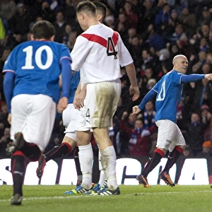 Rangers Jon Daly: Celebrating the Scottish Cup-Winning Goal at Ibrox Stadium (2003)