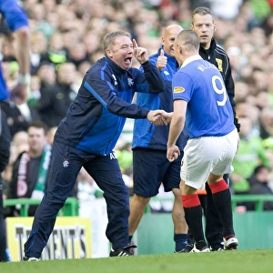 Rangers Kenny Miller's Euphoric Moment: 3-1 Goal Against Celtic (Ally McCoist Cheers)