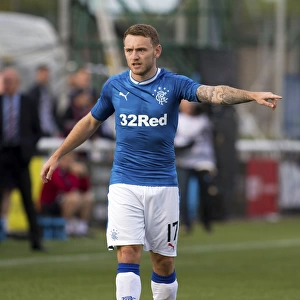 Rangers Lee Hodson in Action at Ochilview Park during Betfred Cup Match vs East Stirlingshire
