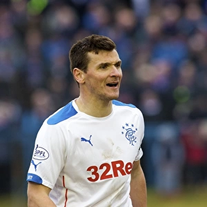 Rangers Lee McCulloch: Leading the Charge in the Scottish Championship Clash at Central Park (Scottish Cup Victors, 2003)