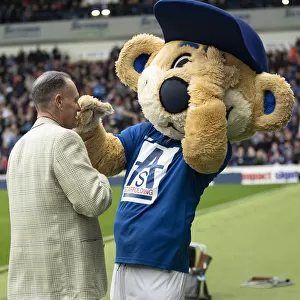 Rangers Legend Paul Gascoigne's Unforgettable Half-Time Moment with Broxi Bear at Ibrox Stadium (Rangers 5-0 Hamilton)