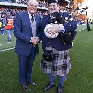 Rangers Legends and Armed Forces Unite: Pre-Match Gathering at Ibrox Stadium