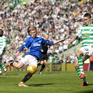 Rangers McCrorie Denied by Lustig in Intense Celtic Showdown