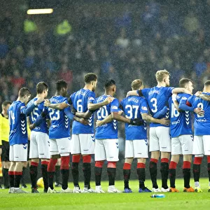 Rangers Players Honor Leicester City Victims with Minutes Silence at Ibrox Stadium