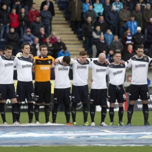 Rangers Players Pay Tribute: Silence for Helicopter Crash Victims during Scottish Cup Match vs Falkirk (2003 Champions)