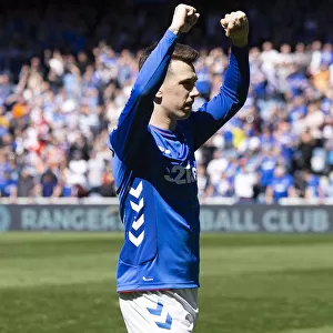 Rangers Ryan Jack: Triumphant Celebration at Ibrox Stadium - Scottish Premiership: Rangers vs Celtic (Scottish Cup Winning Moment)