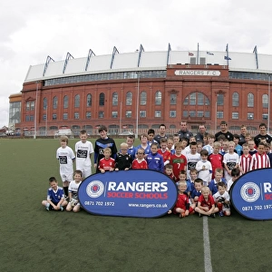 Soccer Schools Premium Framed Print Collection: Soccer School Ibrox Complex August '10