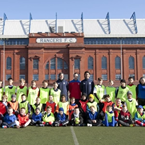 Soccer Schools Premium Framed Print Collection: Ibrox Complex Soccer School Easter 2012