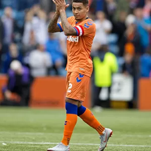 Rangers Tavernier Salutes Appreciative Rangers Fans at Rugby Park - The Betfred Cup