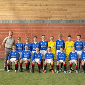 Rangers U13 Team at Hummel Training Centre