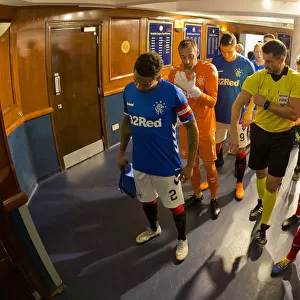 Rangers vs FC Ufa: Tunnel Moment - Europa League Play-Off at Ibrox Stadium