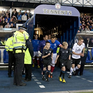 Rangers vs Queen of the South in Ramsden Cup Quarter-Final: Lee McCulloch and the Ibrox Stadium Mascots Unite (2-2)