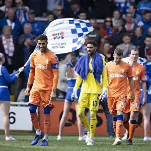 Rangers Wes Foderingham Guards the Goal at Rugby Park during Kilmarnock Clash in Scottish Premiership