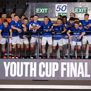 Rangers Youth Team: Scottish FA Youth Cup Victory (2003) - Celebrating with Captain Daniel Finlayson: Lifting the Trophy after Defeating Celtic at Hampden Park