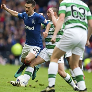 Scott Brown Stops Jason Holt: Rangers vs Celtic, Betfred Cup Semi-Final, Hampden Park