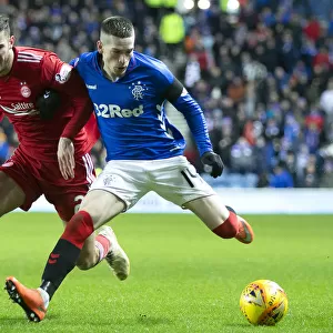 Showdown at Ibrox Stadium: A Clash of Talents - Ryan Kent vs Dominic Ball in the Scottish Cup Quarter Final Replay
