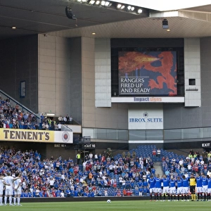 Silent Tribute at Ibrox: Rangers vs Malmo FF - UEFA Champions League (1-0 to Malmo)