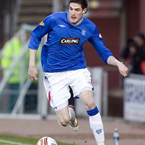 Standing Firm: Kyle Lafferty's Defiant Performance at Tannadice Park in the Scottish Premier League Dundee United vs Rangers 0-0 Stalemate