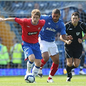 Pre-Season Fixtures Canvas Print Collection: Portsmouth 2-0 Rangers