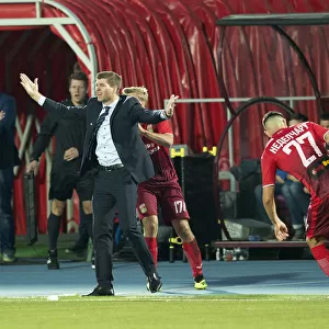 Steven Gerrard's Emotional Outburst: Rangers Manager's Intense Reaction During UEFA Europa League Play Off vs FC Ufa
