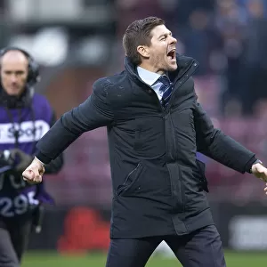 Steven Gerrard's Triumph: Rangers Ladbrokes Premiership Victory at Tynecastle