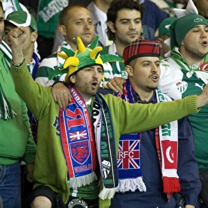 Tense Ibrox Atmosphere: Rangers Lead 1-0 against Bursaspor in UEFA Champions League Group C (Before Kick-off)