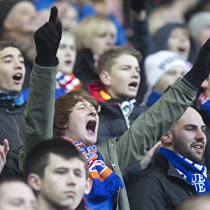 Triumphant Rangers: Euphoric Moment as Rangers Defeat Elgin City 3-0 at Ibrox Stadium - Fans Celebrate