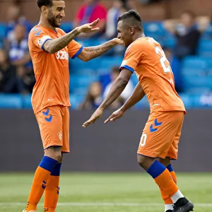 Triumphant Threesome: Morelos, Goldson & Rangers Betfred Cup Victory