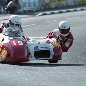 Gavin Porteus & Scott Butler (Kawasaki) 1993 Sidecar TT