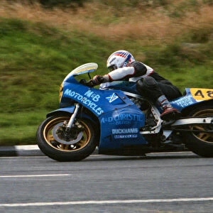 Wattie Brown (Suzuki) 1990 Senior Manx Grand Prix
