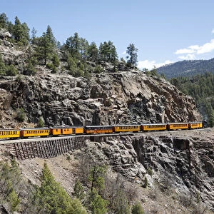 Durango, Colorado, USA. Durango and Silverton Narrow Gauge Train, Station and Museum