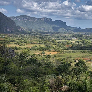 View of Vinales Valley seen from Hotel Los Jazmines viewpoint, Vinales, Cuba