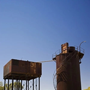 Water Towers, Beresford Bore Historic Railway Siding (Old Ghan Railway), Oodnadatta