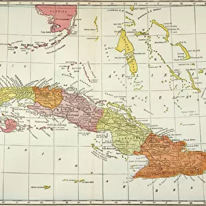 Cuba Metal Print Collection: Maps