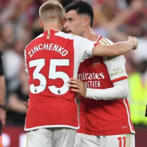 Arsenal Celebrate Thrilling Victory Over Manchester City in the 2023-24 Premier League