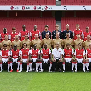 Soccer Pillow Collection: Arsenal First Team Squad Photo