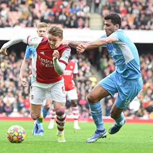 Arsenal vs Manchester City: Martin Odegaard vs Rodri - Premier League Clash at Emirates Stadium