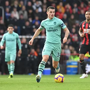 Granit Xhaka: Arsenal's Midfield Maestro at AFC Bournemouth, Premier League 2018-19